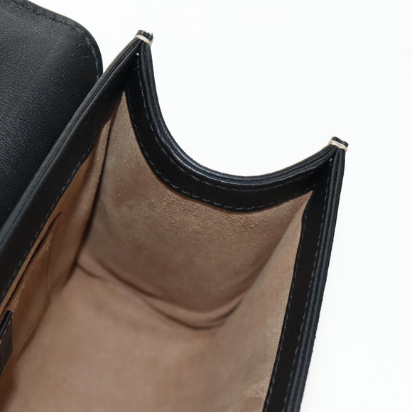 GUCCI GG Supreme Chain Shoulder Bag PVC Beige Gold 409487 Auth 148528M