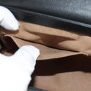 GUCCI GG Supreme Chain Shoulder Bag PVC Beige Gold 409487 Auth 148528M-24