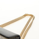 GUCCI GG Supreme Chain Shoulder Bag PVC Beige Gold 409487 Auth 148528M-14