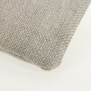 CHANEL Clutch Canvas Grau CC Auth 148530M-15