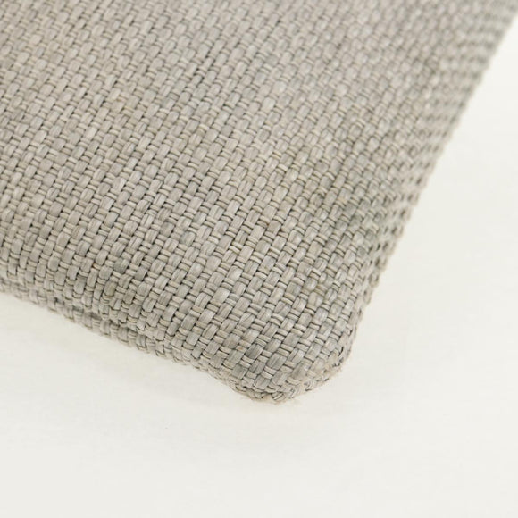 CHANEL Clutch Canvas Grau CC Auth 148530M