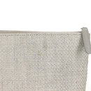 CHANEL Clutch Canvas Grau CC Auth 148530M-4