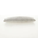 CHANEL Clutch Canvas Grau CC Auth 148530M-8