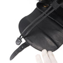 GUCCI Bamboo Backpack Leather Black Gold Auth 148533-22