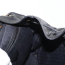 GUCCI Bamboo Backpack Leather Black Gold Auth 148533-24