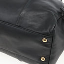 Salvatore Ferragamo Halbmondtasche Leder Schwarz Gold Original 148535V-16