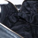 Salvatore Ferragamo Halbmondtasche Leder Schwarz Gold Original 148535V-21