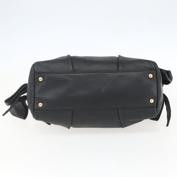 Salvatore Ferragamo Halbmondtasche Leder Schwarz Gold Original 148535V