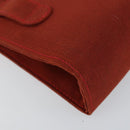 Salvatore Ferragamo Chain Shoulder Bag Nylon Red Gold Auth 148536-13