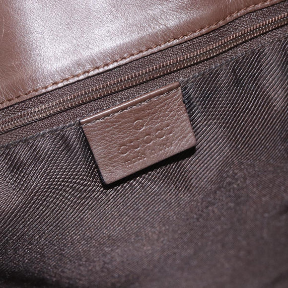 GUCCI GG Canvas Tote Bag Beige Silver 31242 Auth 148537