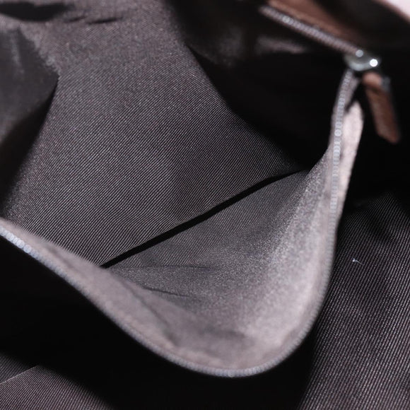 GUCCI GG Canvas Tote Bag Beige Silver 31242 Auth 148537