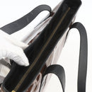 CELINE Macadam Canvas Shoulder Bag Vinyl Brown Gold Auth 148538-6