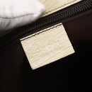 GUCCI GG Supreme Tote Bag PVC Beige Silver 131220 Auth 148539-18