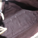 GUCCI GG Supreme Tote Bag PVC Beige Silver 131220 Auth 148539-11