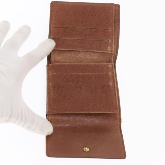 LOUIS VUITTON Monogram Portefeuille Elise Trifold Wallet M61654 LV Auth 148540