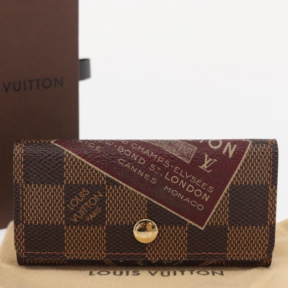 LOUIS VUITTON Damier Ebene Multicles 4 Label collection N63082 LV Auth 148542V