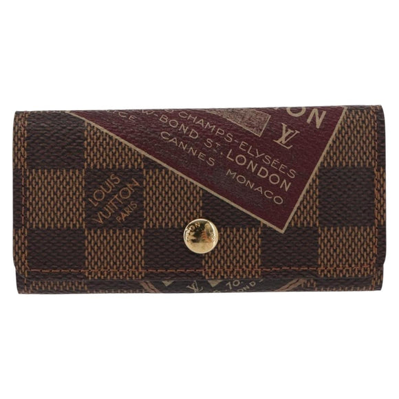 LOUIS VUITTON Damier Ebene Multicles 4 Label collection N63082 LV Auth 148542V