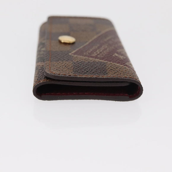 LOUIS VUITTON Damier Ebene Multicles 4 Label collection N63082 LV Auth 148542V