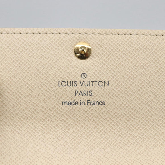 LOUIS VUITTON Damier Azur Multicles 6 Key Case N61745 LV Auth 148543V