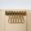 LOUIS VUITTON Damier Azur Multicles 6 Key Case N61745 LV Auth 148543V-9