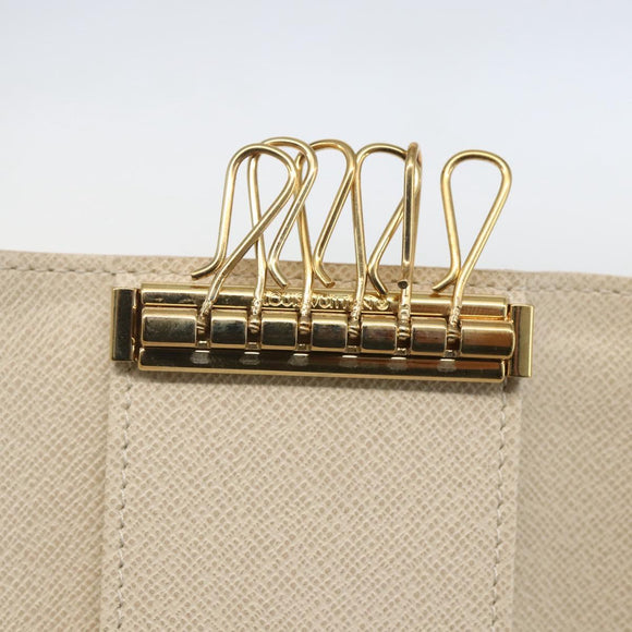 LOUIS VUITTON Damier Azur Multicles 6 Key Case N61745 LV Auth 148543V