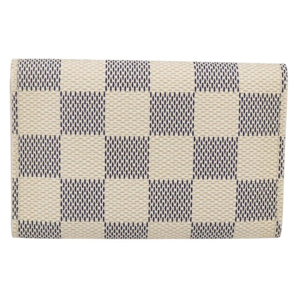 LOUIS VUITTON Damier Azur Multicles 6 Key Case N61745 LV Auth 148543V