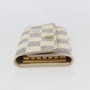 LOUIS VUITTON Damier Azur Multicles 6 Key Case N61745 LV Auth 148543V-3
