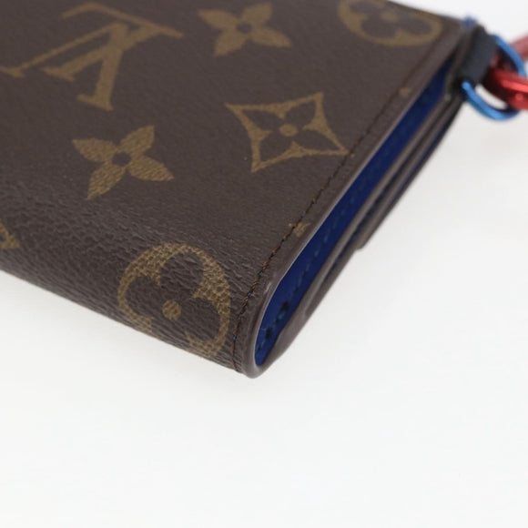 LOUIS VUITTON Taiga Compact Wallet M63041 LV Auth 148545SAM