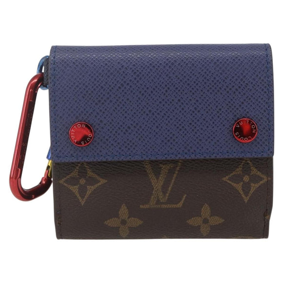 LOUIS VUITTON Taiga Compact Wallet M63041 LV Auth 148545SAM