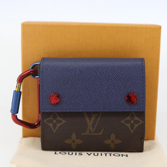 LOUIS VUITTON Taiga Compact Wallet M63041 LV Auth 148545SAM
