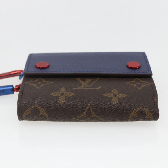 LOUIS VUITTON Taiga Compact Wallet M63041 LV Auth 148545SAM