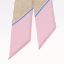 GUCCI Twilly Scarf Silk Old GUCCI Beige Pink 663719 Auth 148546M-3