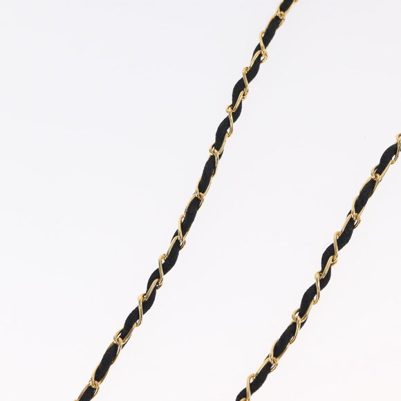 CHANEL Perfume Necklace metal Gold CC Auth 148547V