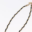 CHANEL Perfume Necklace metal Gold CC Auth 148547V-17