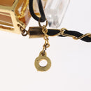 CHANEL Perfume Necklace metal Gold CC Auth 148547V-19