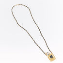 CHANEL Perfume Necklace metal Gold CC Auth 148547V-2
