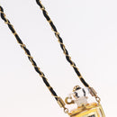 CHANEL Perfume Necklace metal Gold CC Auth 148547V-4