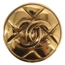 CHANEL Earring metal Gold Tone CC Auth 148548V-2