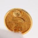 CHANEL Earring metal Gold Tone CC Auth 148548V-8