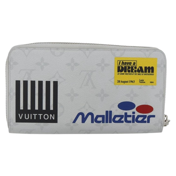 LOUIS VUITTON Monogram Logo Story Zippy Organizer Wallet M67824 LV Auth 148549M