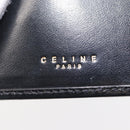 CELINE Macadam Canvas Portemonnaie PVC Leder Schwarz Auth 148550V-18