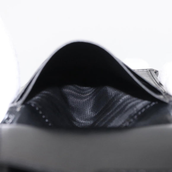 CELINE Macadam Canvas Wallet PVC Leather Black Auth 148550V