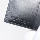BOTTEGA VENETA INTRECCIATO Wallet Leather Black Silver Auth 148553SAM-18