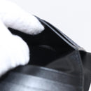 BOTTEGA VENETA INTRECCIATO Wallet Leather Black Silver Auth 148553SAM-20