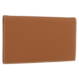 HERMES Day Planner Cover Leather Brown Auth 148554M