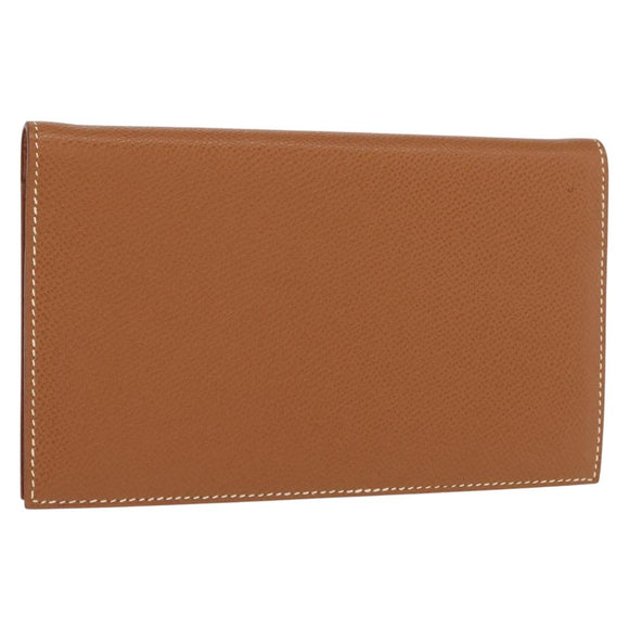 HERMES Day Planner Cover Leather Brown Auth 148554M