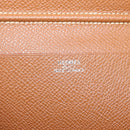 HERMES Day Planner Cover Leather Brown Auth 148554M-13