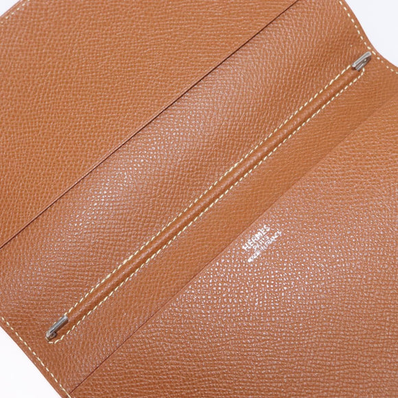 HERMES Day Planner Cover Leather Brown Auth 148554M