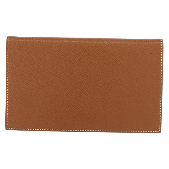 HERMES Day Planner Cover Leather Brown Auth 148554M