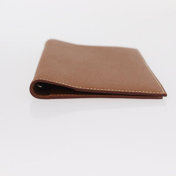 HERMES Day Planner Cover Leather Brown Auth 148554M